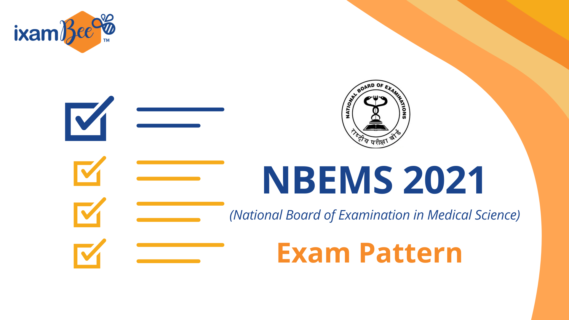 NBEMS Exam Pattern: NBEMS Exam Pattern 2024 For Stage 1 And Stage 2 Exam